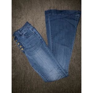✨NWOT Charlotte Russe High Waisted Boho Jeans